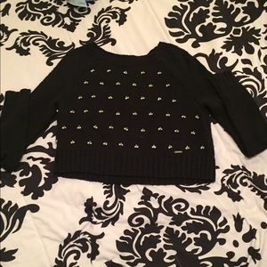 Abercrombie & Fitch Sparkle Cropped Sweater ⭐️